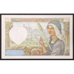 France, État français (1940-1944), 50 Francs 20/11/1941