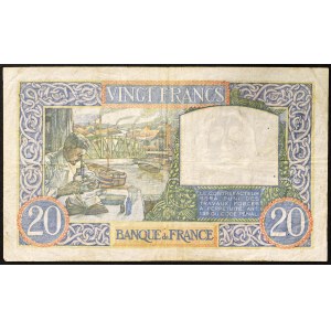 Francúzsko, Francúzsky štát (1940-1944), 20 frankov 08/05/1941