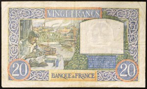 France, French State (1940-1944), 20 Francs 08/05/1941