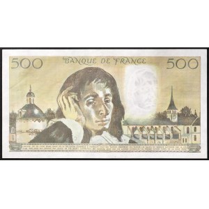 France, Fifth Republic (1959-date), 500 Francs 08/01/1987