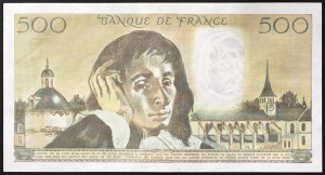 France, Cinquième République (1959-date), 500 Francs 08/01/1987