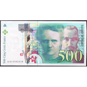 France, Fifth Republic (1959-date), 500 Francs 1994