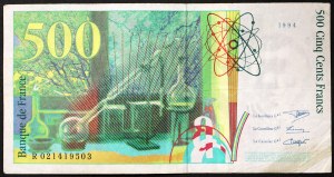 Francie, Pátá republika (1959-data), 500 franků 1994