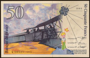 Francja, Piąta Republika (od 1959 r.), 50 franków, 1993 r.