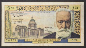 France, Cinquième République (1959-date), 5 Francs 05/05/1960