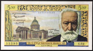 Frankreich, Fünfte Republik (1959-datum), 5 Francs 02/11/1961
