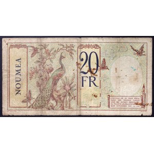 French New Caledonia (1853-date), 20 Francs n.d.