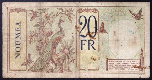 Französisch Neukaledonien (1853-datum), 20 Francs n.d.