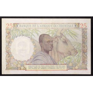 French West Africa, 25 Francs 27/12/1948