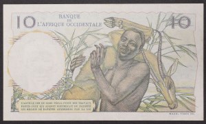 Francouzská západní Afrika, 10 franků 30/12/1949