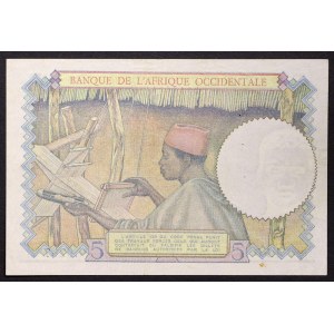 Africa occidentale francese, 5 franchi 1941-42