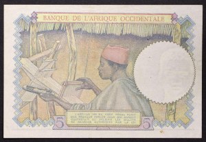 French West Africa, 5 Francs 1941-42