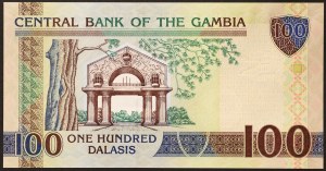 Gambia, Republic (1970-date), 100 Dalasis 2006-10