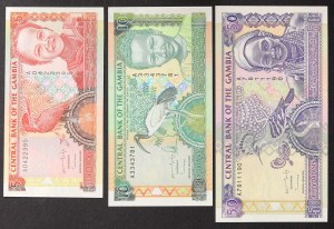 Gambia, Repubblica (1970-data), Lotto 3 pezzi.
