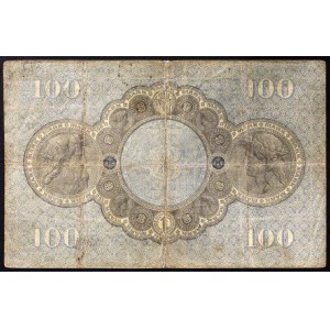 Allemagne, Baden, Friedrich II (1904-1918), 100 Mark 01/01/1907