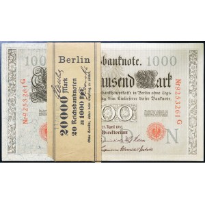 Deutschland, DEUTSCHES KAISERREICH, Wilhelm II (1888-1918), Los 20 Stk.
