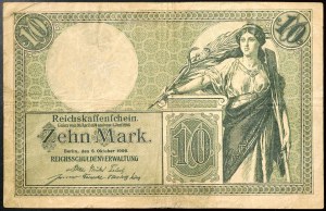 Deutschland, DEUTSCHES REICH, Wilhelm II (1888-1918), 10 Mark 06.10.1906