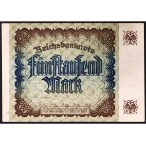 Germania, REPUBBLICA DI WEIMAR (1919-1933), 5.000 marchi 1922