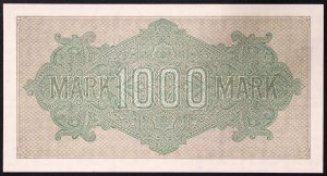 Germania, REPUBBLICA DI WEIMAR (1919-1933), 1.000 marchi 1922