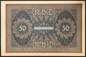 Germany, WEIMAR REPUBLIC (1919-1933), 50 Mark 1919