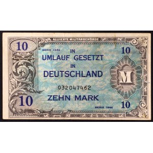 Deutschland, ALLIIERTE BESETZUNG (1944-1948), 10 Mark 1944