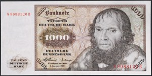Niemcy, REPUBLIKA DEMOKRATYCZNA (DDR) (1948-1990), 1.000 marek 02/01/1960