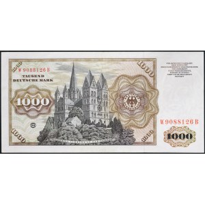 Allemagne, RÉPUBLIQUE DÉMOCRATIQUE (DDR) (1948-1990), 1.000 Mark 02/01/1960