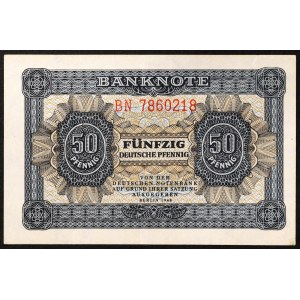 Germany, DEMOCRATIC REPUBLIC (DDR) (1948-1990), 50 Pfennig 1948