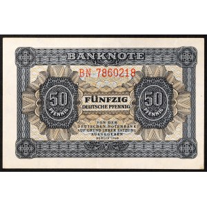 Nemecko, DEMOKRATICKÁ REPUBLIKA (DDR) (1948-1990), 50 Pfennig 1948