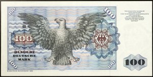 Allemagne, RÉPUBLIQUE FÉDÉRALE (1948-date), 100 Mark 1962