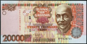 Ghana, Republika (1957-data), 20.000 cedisů 04/08/2003