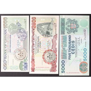 Ghana, Republik (1957-date), Los 3 Stk.