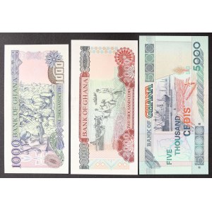 Ghana, République (1957-date), Lot 3 pièces.