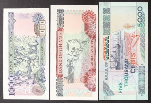 Ghana, République (1957-date), Lot 3 pièces.