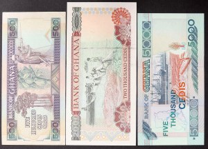 Ghana, Repubblica (1957-data), Lotto 3 pezzi.
