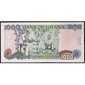 Ghana, republika (1957-data), 1 000 cedisů 23/02/1996