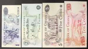 Ghana, Republic (1957-date), Lot 4 pcs.