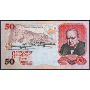 Gibraltar, Kolonia Brytyjska (1967-date), Elżbieta II (1952-2022), 50 funtów 01/12/2006
