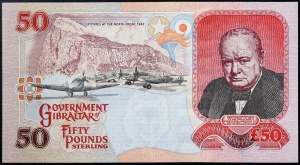 Gibraltar, British Colony (1967-date), Elizabeth II (1952-2022), 50 Pounds 01/12/2006