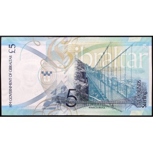 Gibraltar, kolonia brytyjska (1967 - zm.), Elżbieta II (1952-2022), 5 funtów 01/01/2011