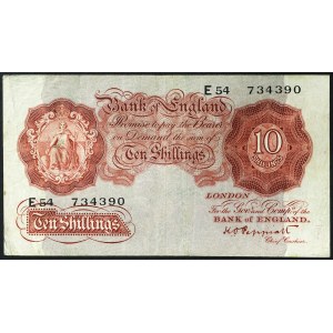Veľká Británia, kráľovstvo, George VI (1936-1952), 10 šilingov 1934-39