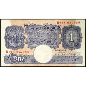 Velká Británie, Království, Jiří VI (1936-1952), 1 libra b.d. (1940-48)