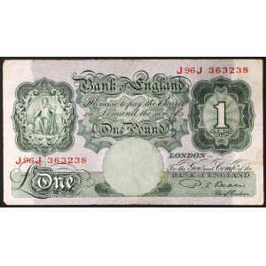 Great Britain, Kingdom, George VI (1936-1952), 1 Pound 1949-55