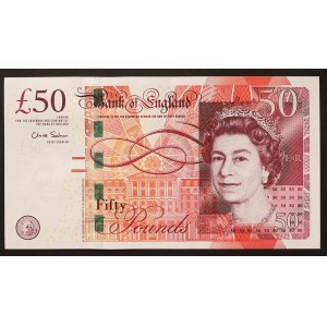 Gran Bretagna, Regno, Elisabetta II (1952-2022), 50 sterline 2010