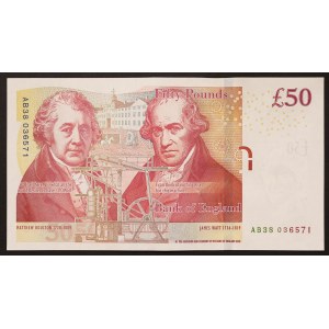 Wielka Brytania, Królestwo, Elżbieta II (1952-2022), 50 funtów 2010