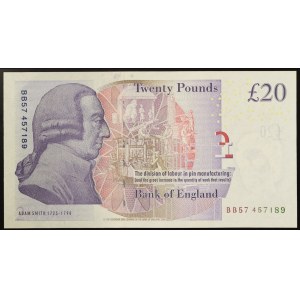 Wielka Brytania, Królestwo, Elżbieta II (1952-2022), 20 funtów 2006
