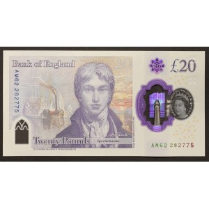 Wielka Brytania, Królestwo, Elżbieta II (1952-2022), 20 funtów 2020