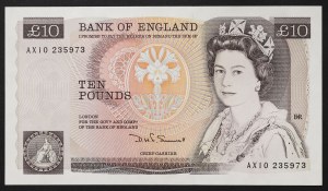 Großbritannien, Königreich, Elizabeth II (1952-2022), 10 Pfund 1957-61