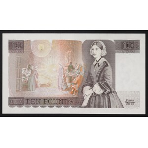 Gran Bretagna, Regno, Elisabetta II (1952-2022), 10 sterline 1957-61
