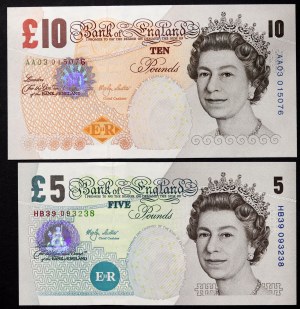 Gran Bretagna, Regno, Elisabetta II (1952-2022), Lotto 2 pezzi.